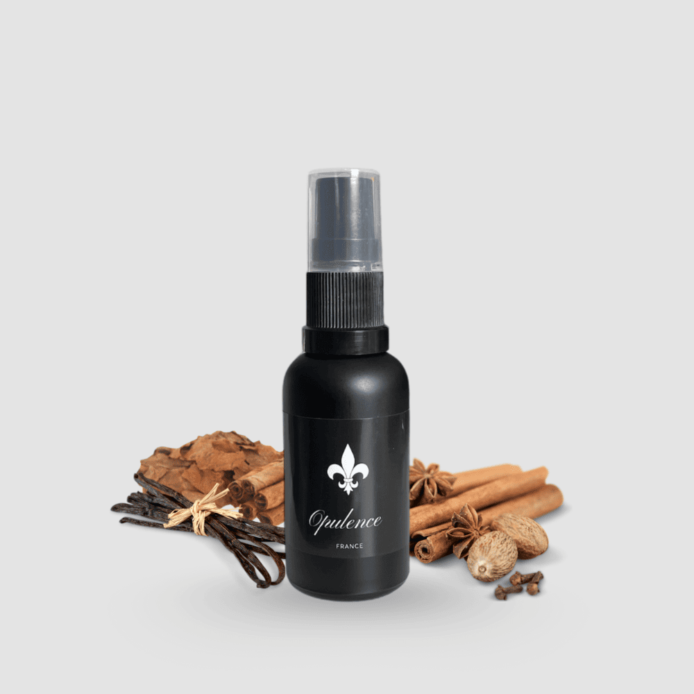 Huile à barbe naturelle Opulence parfum Tabac Vanille et Épices 30ml.