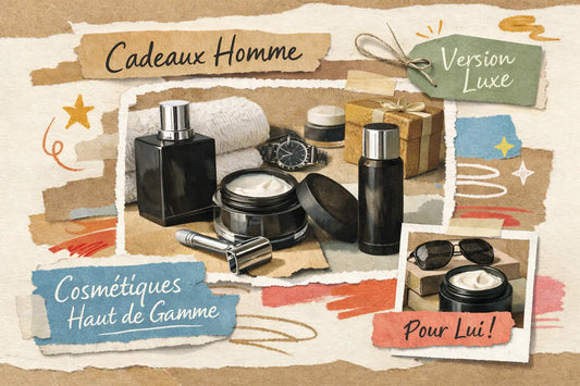 Idée de cadeau pour homme en cosmétique de luxe.