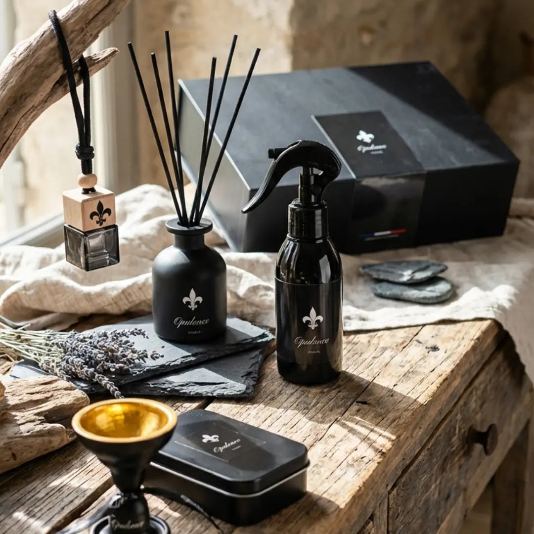 Coffret cadeau maison et bien-être Opulence.