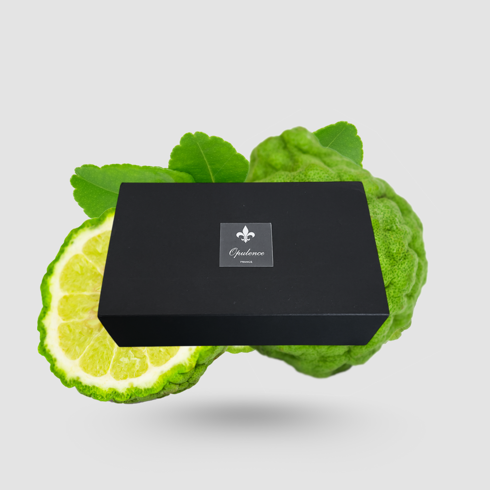 Coffret cadeau pour barbe en lévitation parfum bergamote de Sicile.