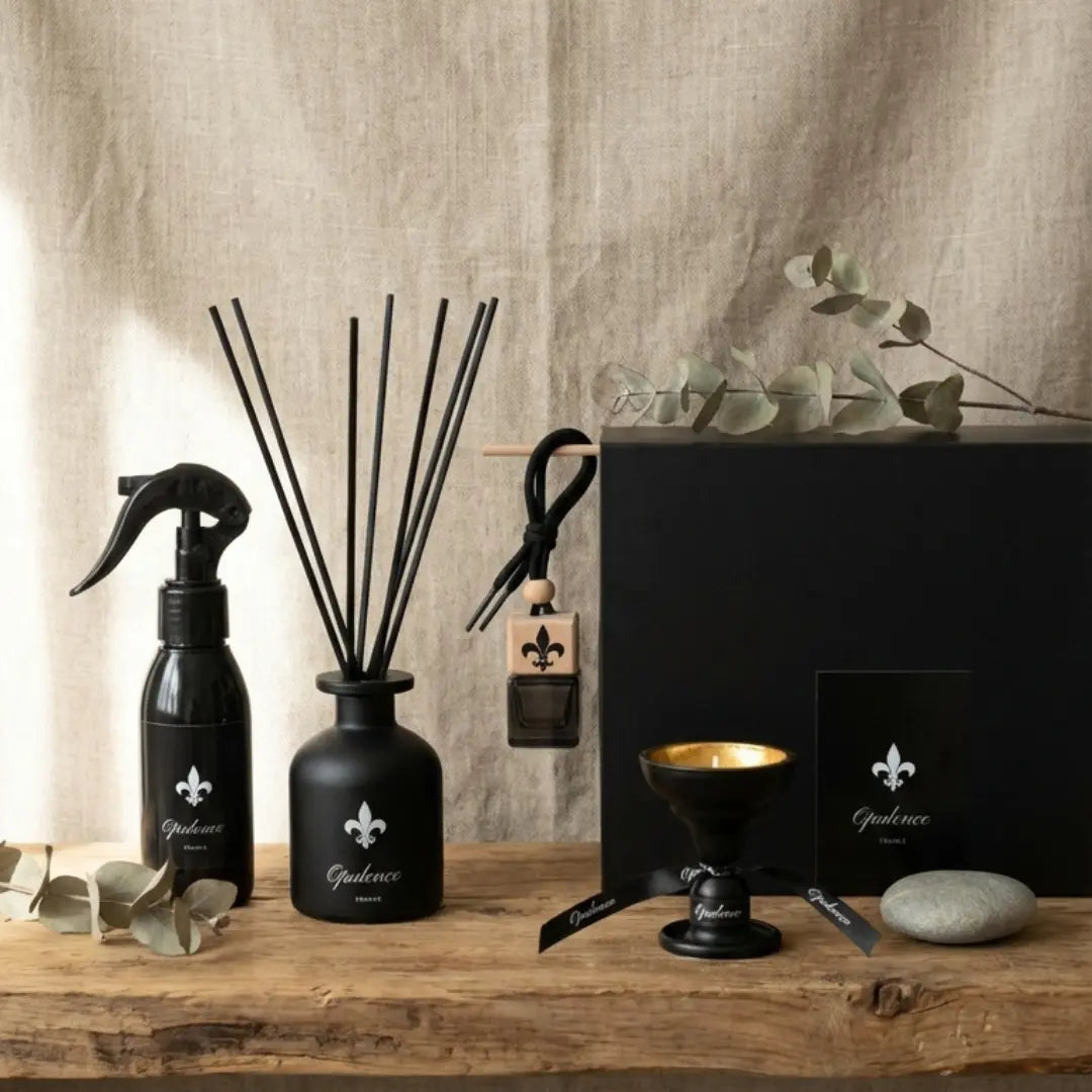 Coffret cadeau maison intérieur parfumé Opulence.