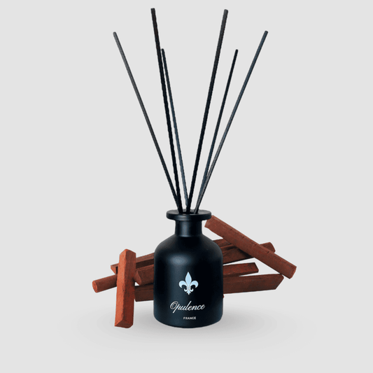 Diffuseur de parfum à bâtonnets Opulence au parfum Bois de Santal 100ml.