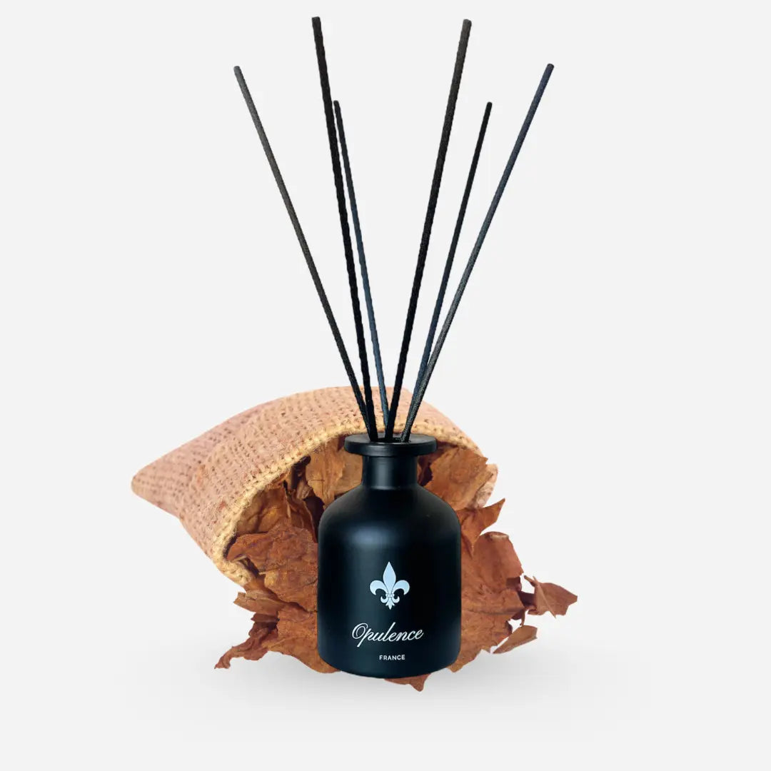 Diffuseur parfum à bâtonnets Opulence au parfum Tabac Roulé 100ml.