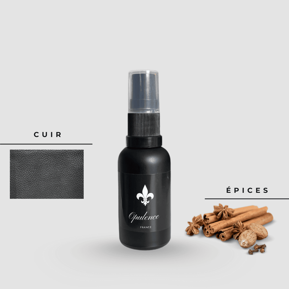 Huile à barbe Opulence au parfum cuir et épices 30ml.