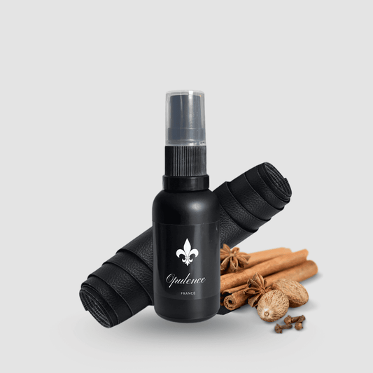 Huile à barbe Opulence au parfum cuir et épices 30ml.