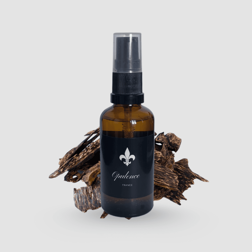 Huile à barbe naturelle Opulence au parfum Oud 50ml.