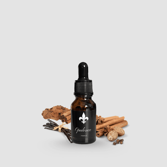 Huile à barbe Opulence au parfum Tabac Vanille Épices 15ml.