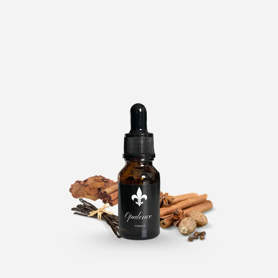 Huile à barbe Nourrissante Opulence au parfum Tabac Vanille Épices 15ml.