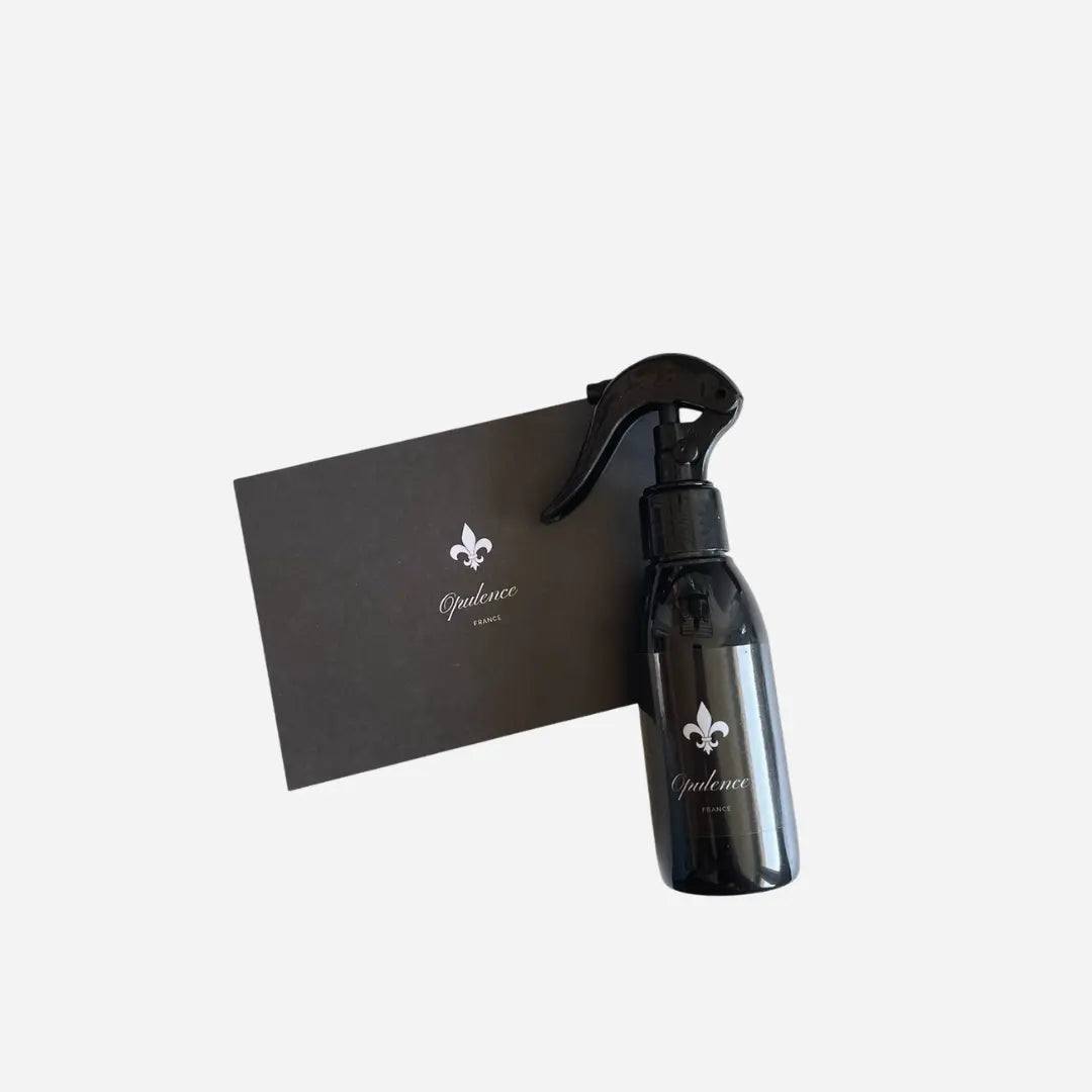 Parfum d'intérieur maison opulence 100ml et carte opulence.