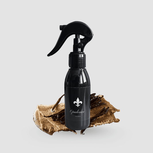 Parfum d'ambiance Vanille Ambrée intérieur maison et voiture Opulence 100ml.