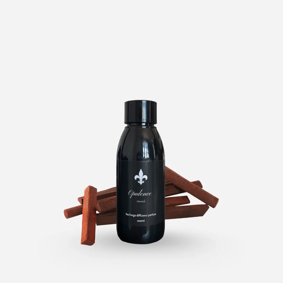 Recharge diffuseur parfum Bois de Santal Opulence 100ml.
